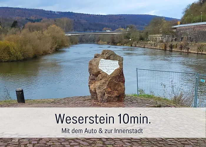 公寓 Am Feldrain - Urlaub Mit Hund Im Weserbergland *