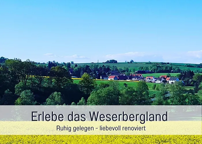 公寓 Am Feldrain - Urlaub Mit Hund Im Weserbergland 汉诺威-明登