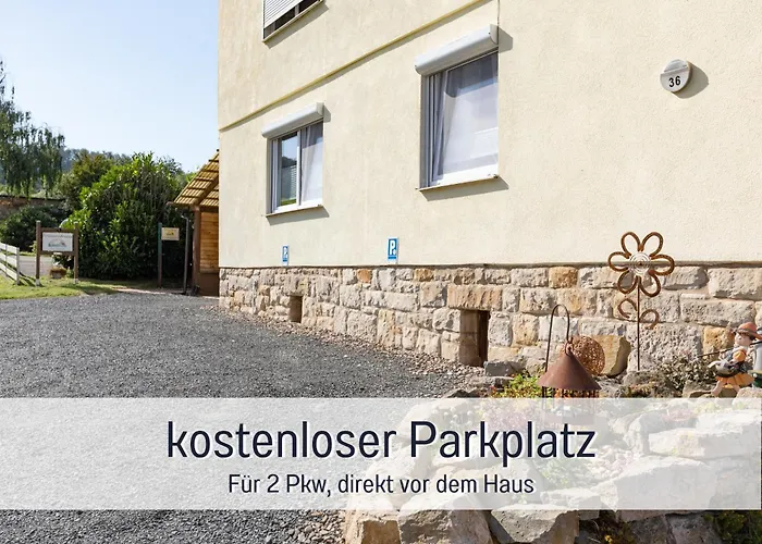 公寓 Am Feldrain - Urlaub Mit Hund Im Weserbergland